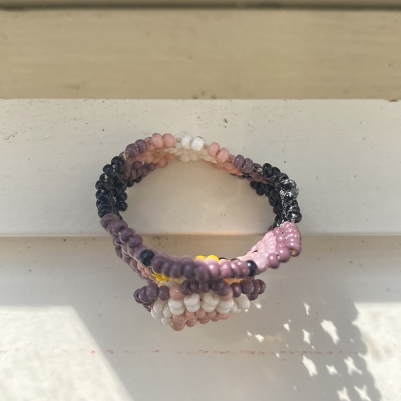 Huichol Beaded Flower Ring - Picture 6 of 10